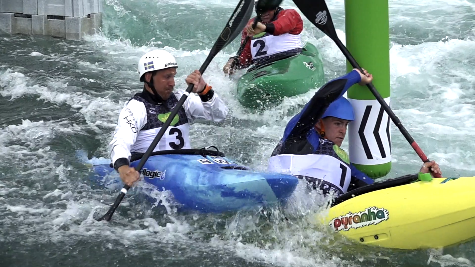 Slalom Canoeing at Lee Valley White Water Centre